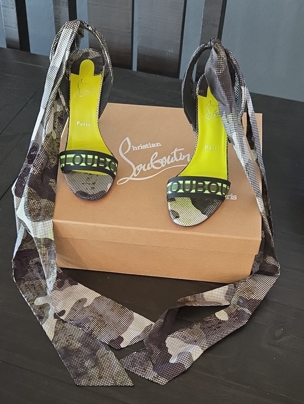Christian Louboutin Wind 100 Around Heels Size 38.5